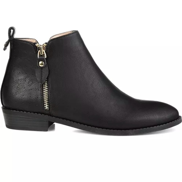 New Journee Collection Women's Ellis Side Zip Ankle Booties size 9 - Picture 2 of 7